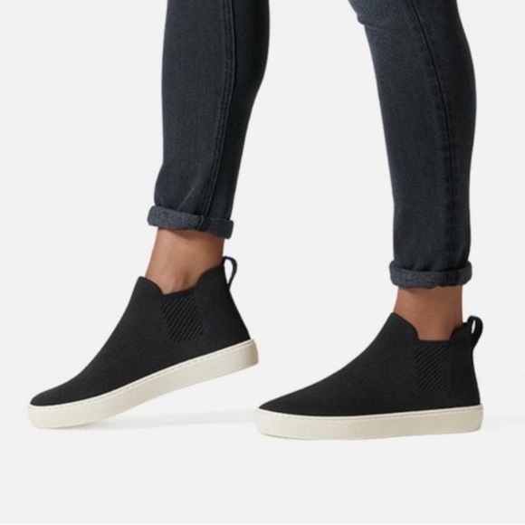 Rothy's Shoes - Rothy’s The Chelsea Sneaker Ankle Boot Black